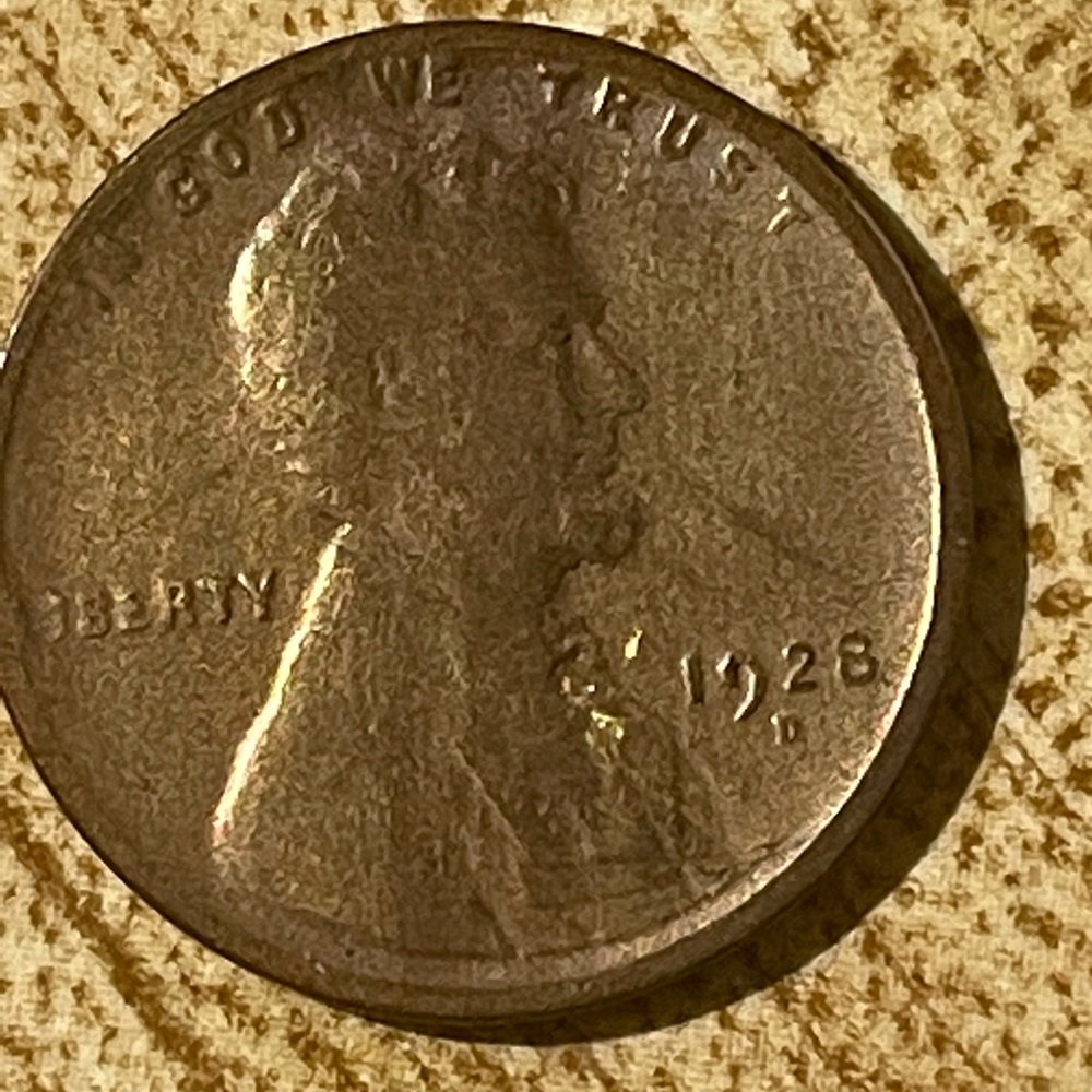 1928 D wheat penny